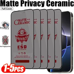 Matte Ceramic Privacy Screen Protector For Samsung A35 A57 A37 A36 A54 A53 A55 A56 5G A51 A15 A52S A14 A25 A34 A33 Anti-Spy Film