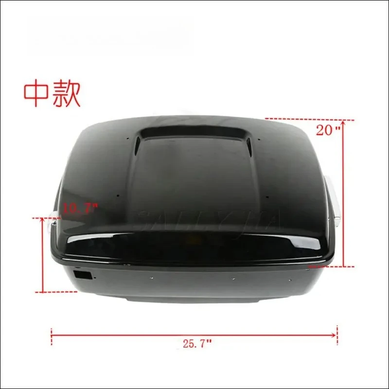 It Is Applicable to the Refitting of Glide Road King's Trunk + Mounting Bracket Trunk  for Harley Locomotive