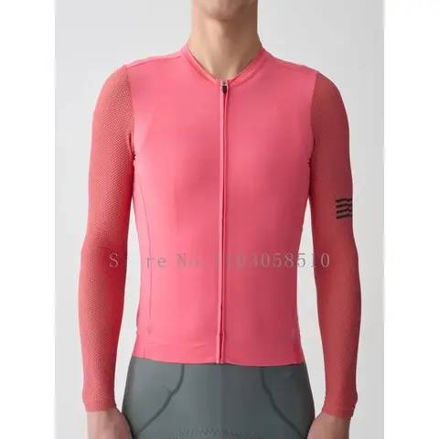 가을 프로 사이클링 저지 남자 여자 통기성 자전거 의류 팀 도로 MTB 자전거 하이 엔드 간단한 빛 긴 소매 MTB 셔츠