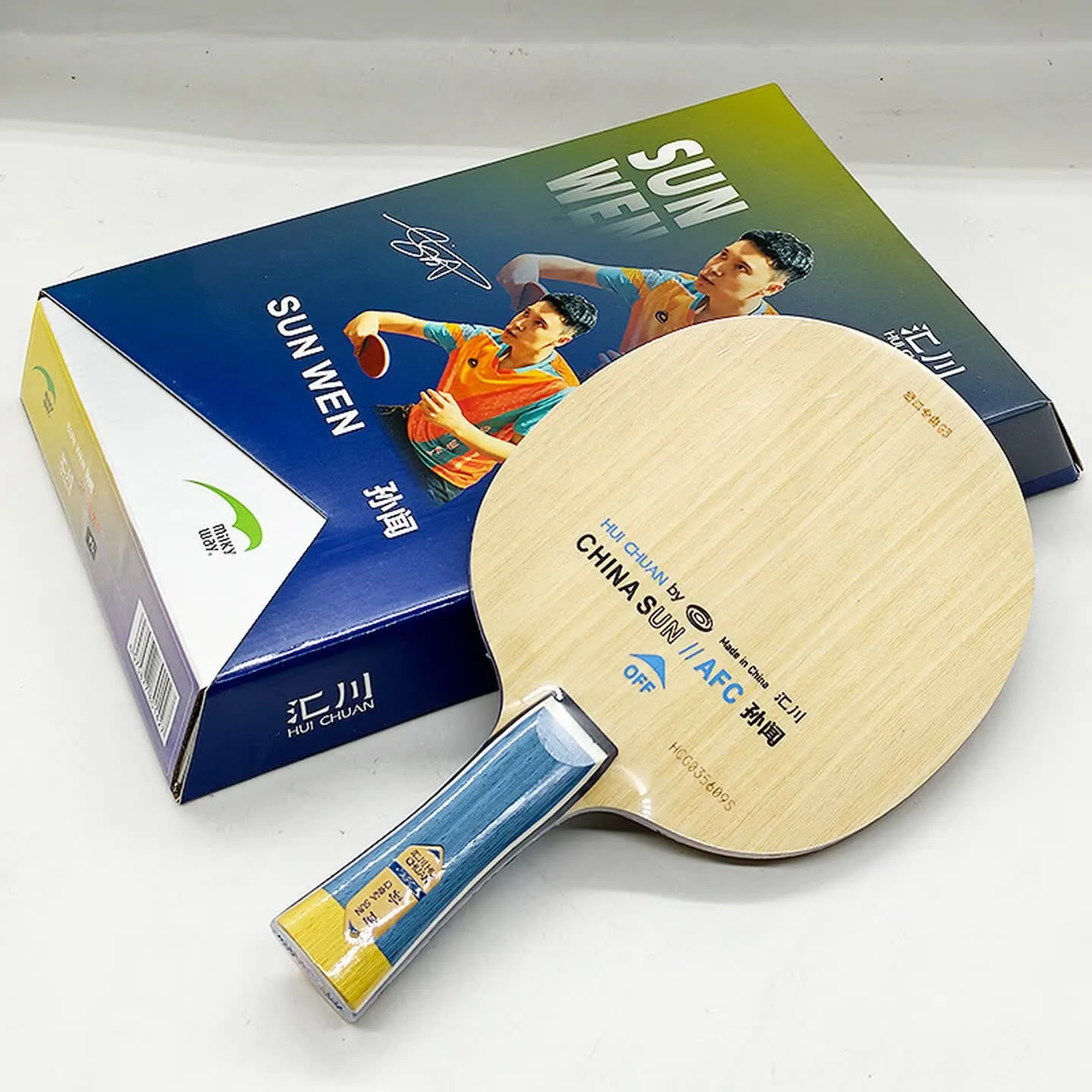 HUI CHUAN von YINHE China Sun AFC Sun Wen ALC Carbon Tischtennisschlägerblatt für schnellen Angriff und offensive Loop-Schläge – Detail 6