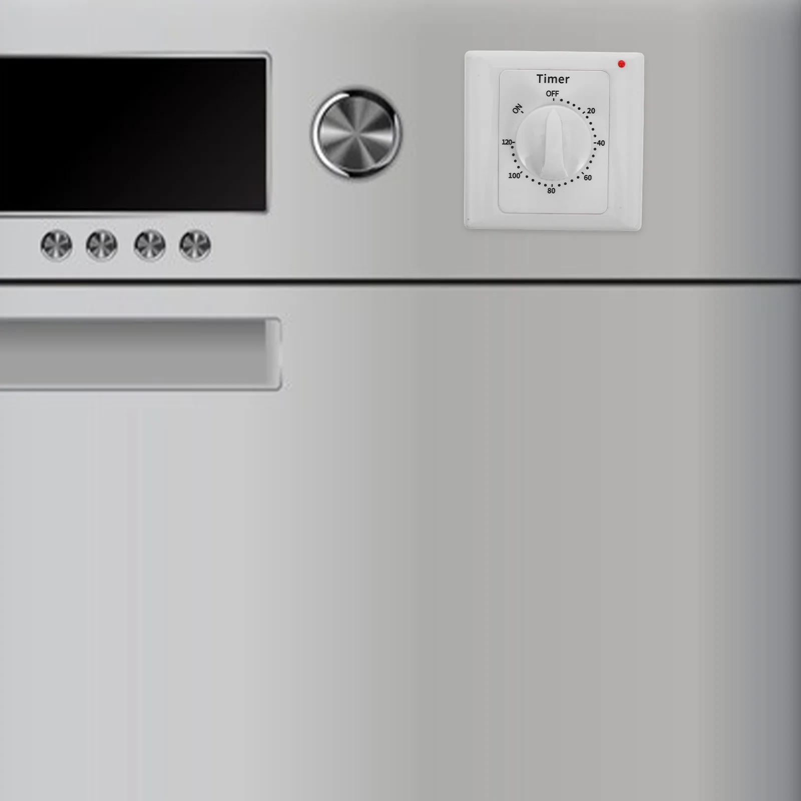 

Mechanical Timer Switch for Indoor Lighting Electric Countdown Wall Timer Light Control Switch for Appliances Bathroom Fan and