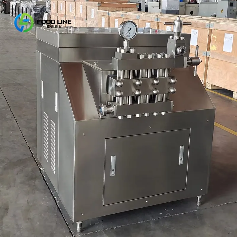 Customized High Pressure Dairy Sweet Wine Concentrated Juice Ice Cream Milk Pasteurizer Homogenization Machine