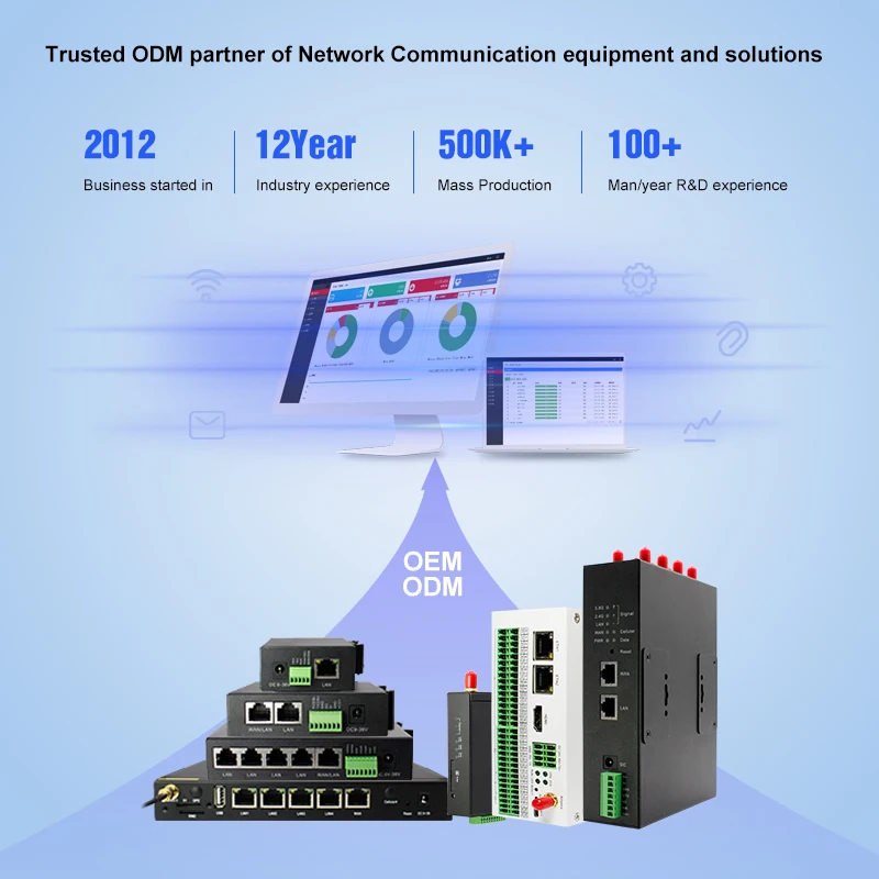 وحدة اتصالات Modbus لخادم الجهاز التسلسلي المثبتة لعام 2025 Rs485 إلى TCP IP UDP HTTP IOT Gateway 4G جهاز توجيه صناعي #6