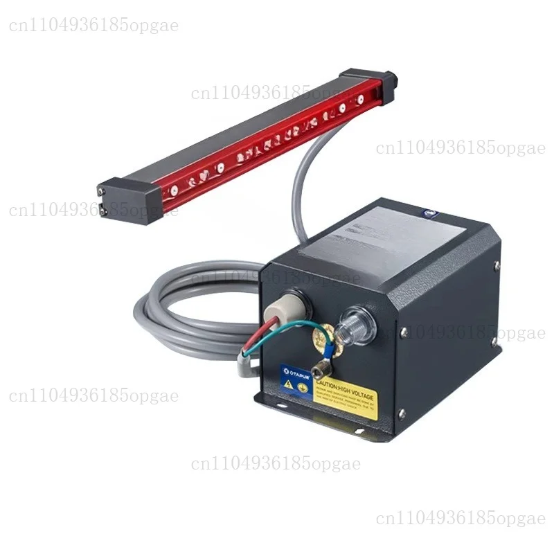 100mm/160mm AC Static Elimination Ion Air Bar Kit Industrial Anti-Static Ionizer Bar Power Supply Set Anti Dust Static Remover