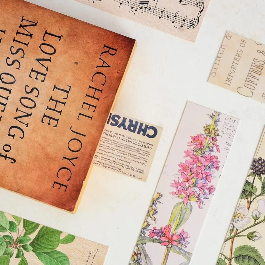 Vintage Style Bookmarks for Women Men 30PCS Gentle Whisper