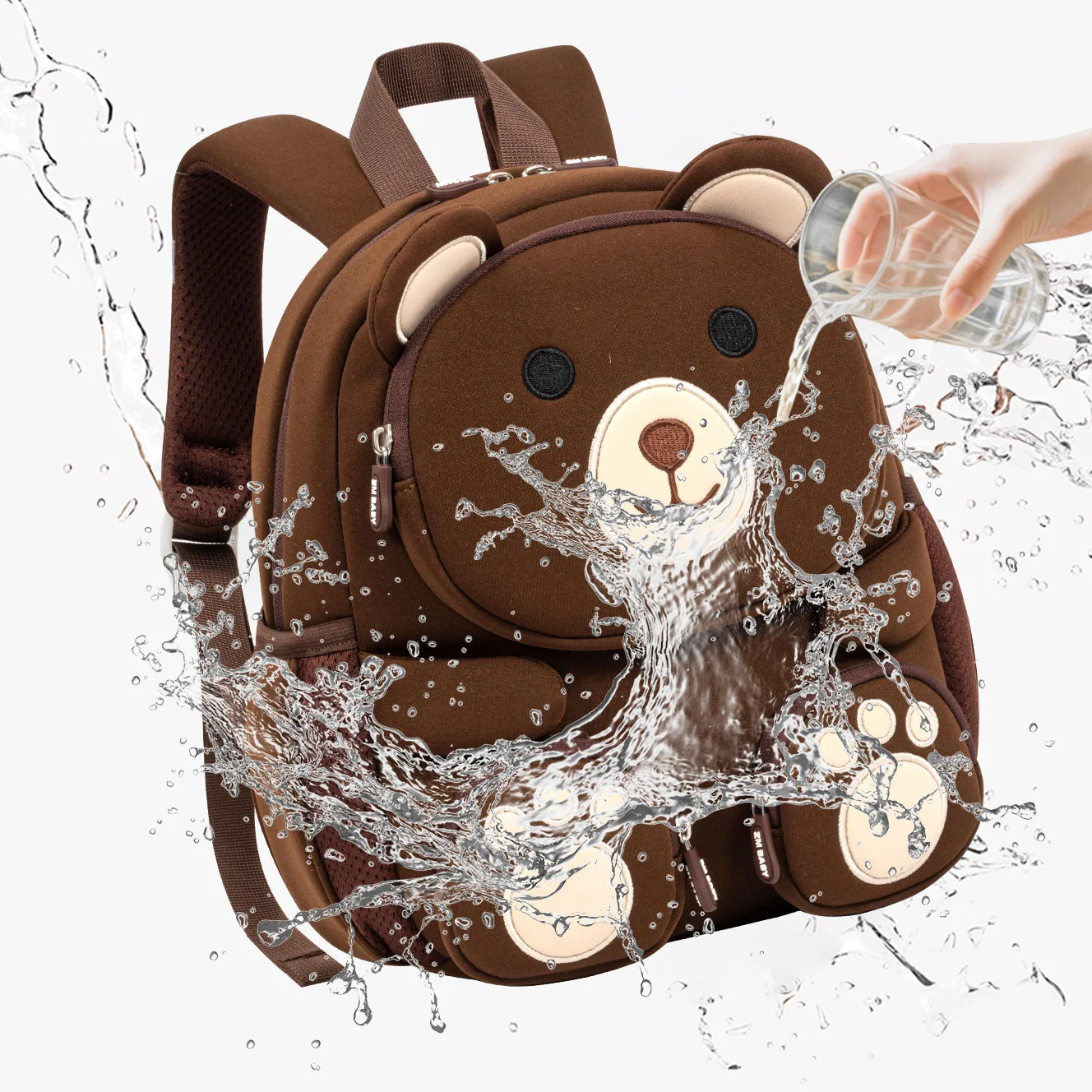 Middle School and High School Students' Backpacks Cute Cartoon Large Capacity Storage Bag Shoulder Bag Backpack Crossbody Bag