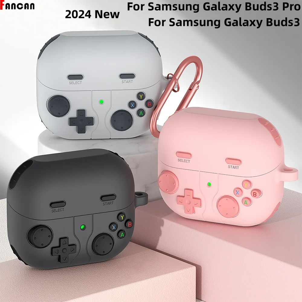 2024 New For Samsung Galaxy Buds 3 Pro and Galaxy Buds 3(2024)Case Protector games console For Samsung Galaxy Buds 3 Pro Case 3D