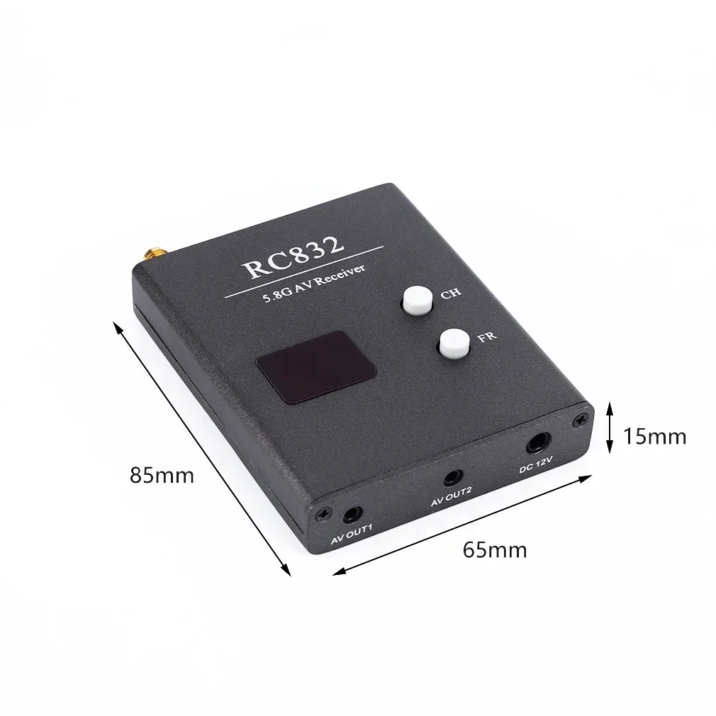 New 48CH 5.8G 600mw 5km Wireless AV Transmitter TS832 & Receiver RC832 & 1000TVL camera for FPV Quadcopter Aircraft