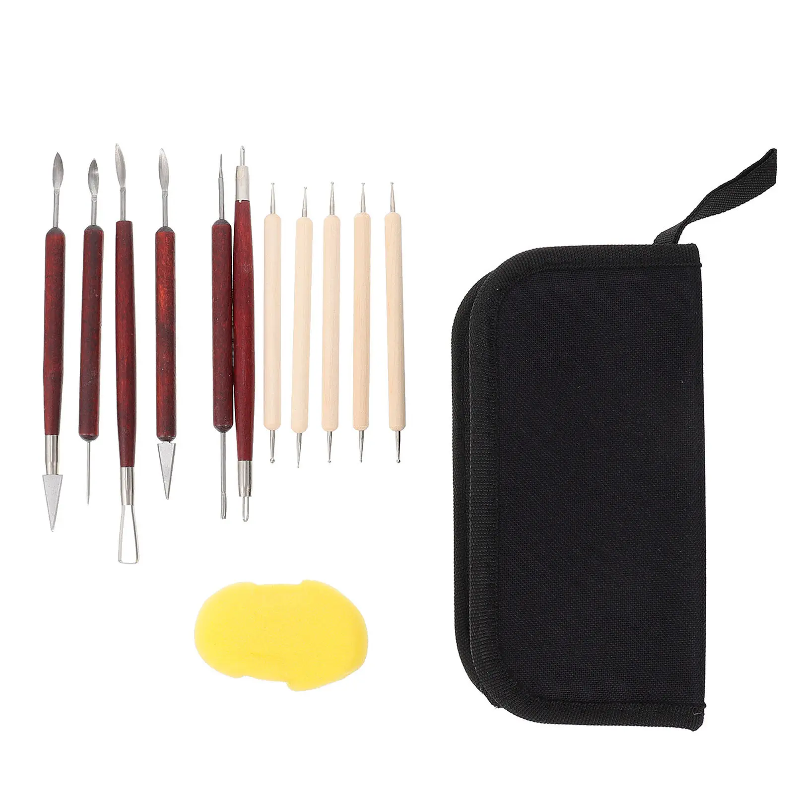 

Набор инструментов для лепки из полимерной глины: полный комплект для резьбы, гладения и формовки, включая ручку-дриль для DIY-проектов по гончарному делу