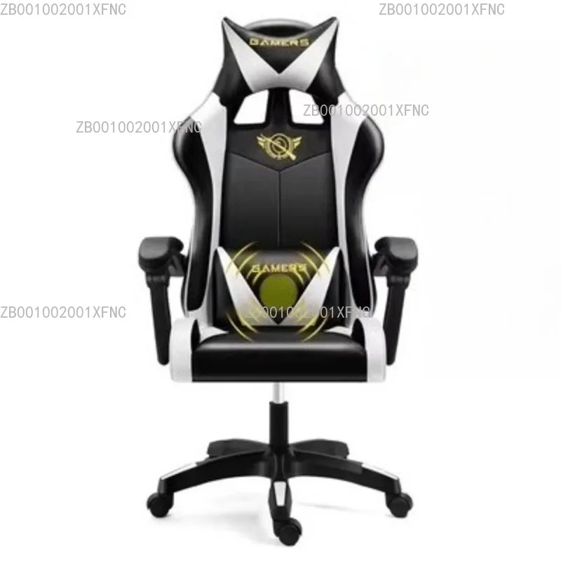 High Back Gaming Chair Reclining Swivel Chair with Height Adjustment Home Office