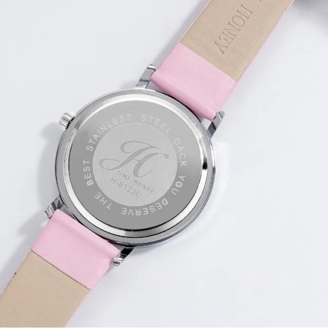 Kegllect-Montre à quartz circulaire avec grand cadran pour femme, chiffres romains simples, cadeau d'anniversaire