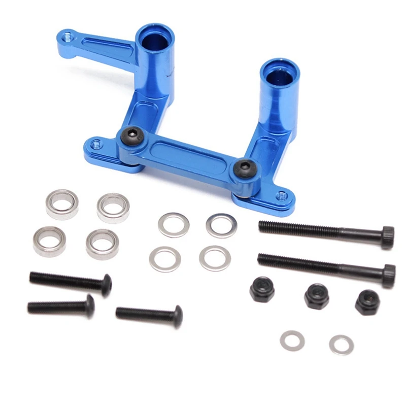 Front Bulkhead Upgrade Parts With Chassis Arm C Seat Rear Stub Axle Parts Kit For 1/10 Traxxas 2WD Slash Rustler