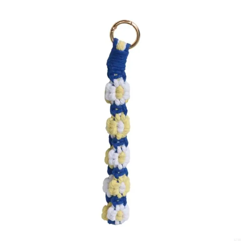 Vibrant Crochet Ring Cotton Rope Trendy Jewelry Gift For Everyday Use