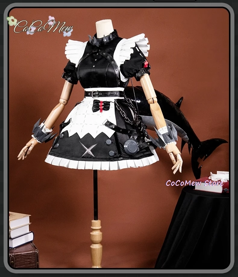 Zenless Zone Zero Ellen Joe Maid Dress игровой костюм прекрасная униформа косплей костюм Хэллоуин вечерние наряд для ролевых игр женский