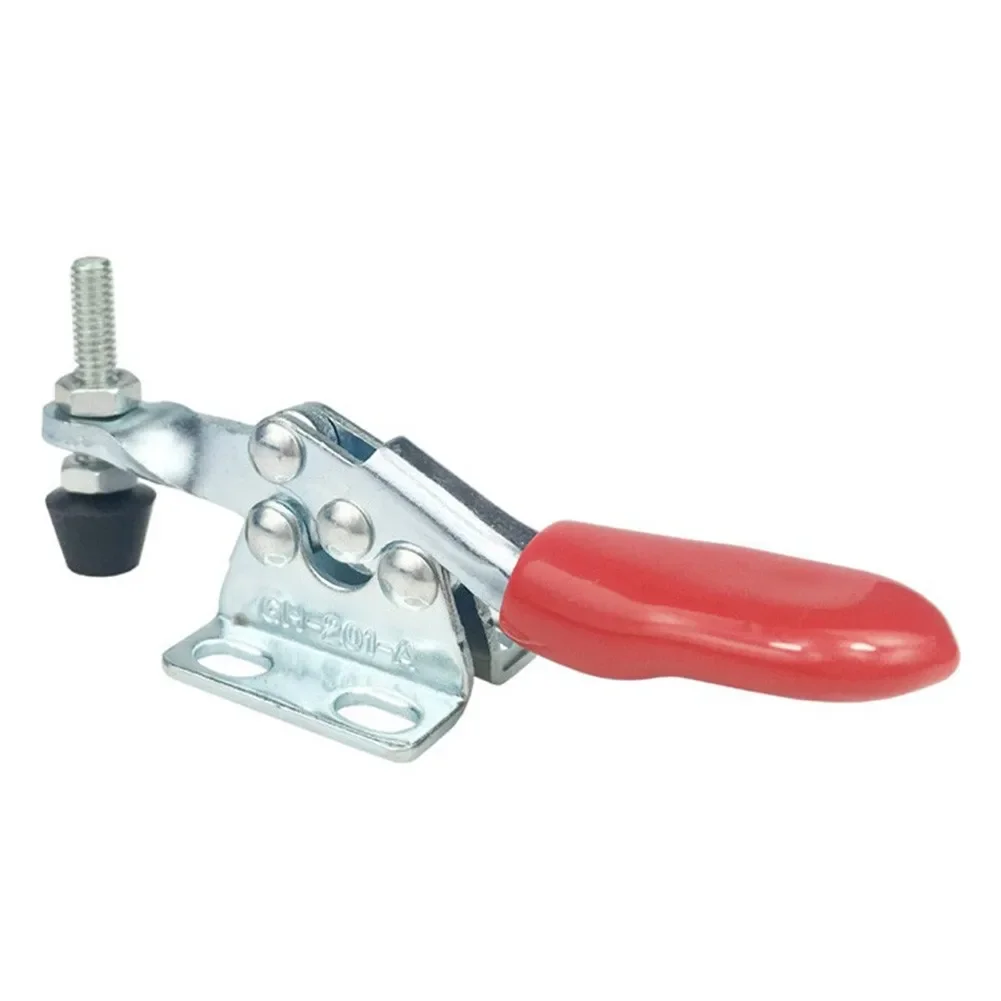 2PCS GH-201A Toggle Clamp Holding Capacity 27KG Quick Release Hand Clip Tool Toggle Clamps Set Vertical Toggle Clamp Hand Clip T