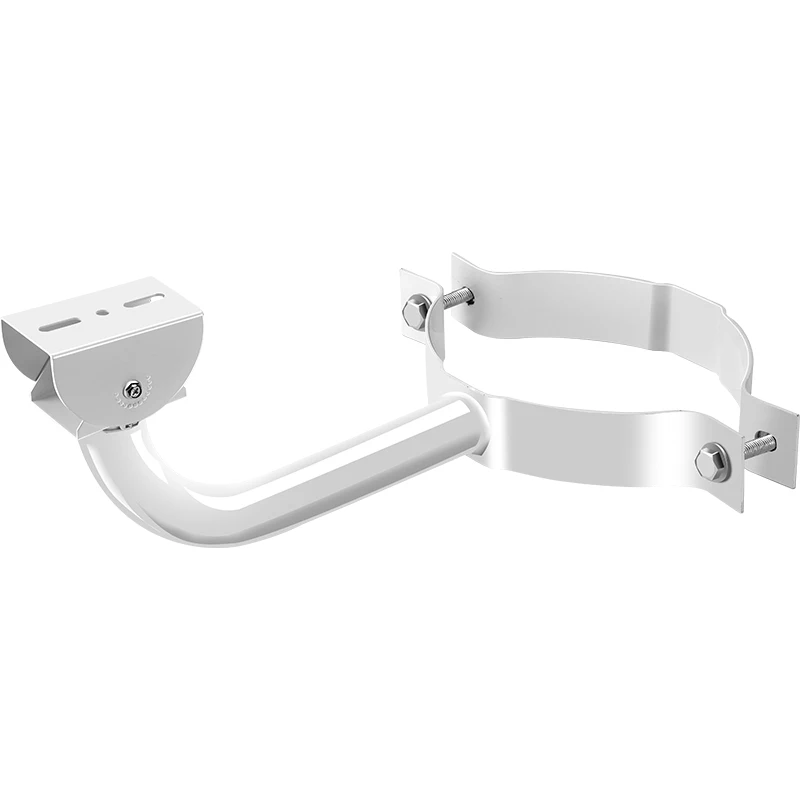 Steel Outdoor Monitoring Rod Bracket, Universal Base for Holding Column, Vertical Pole Mounts for CCTV IP Security Camera