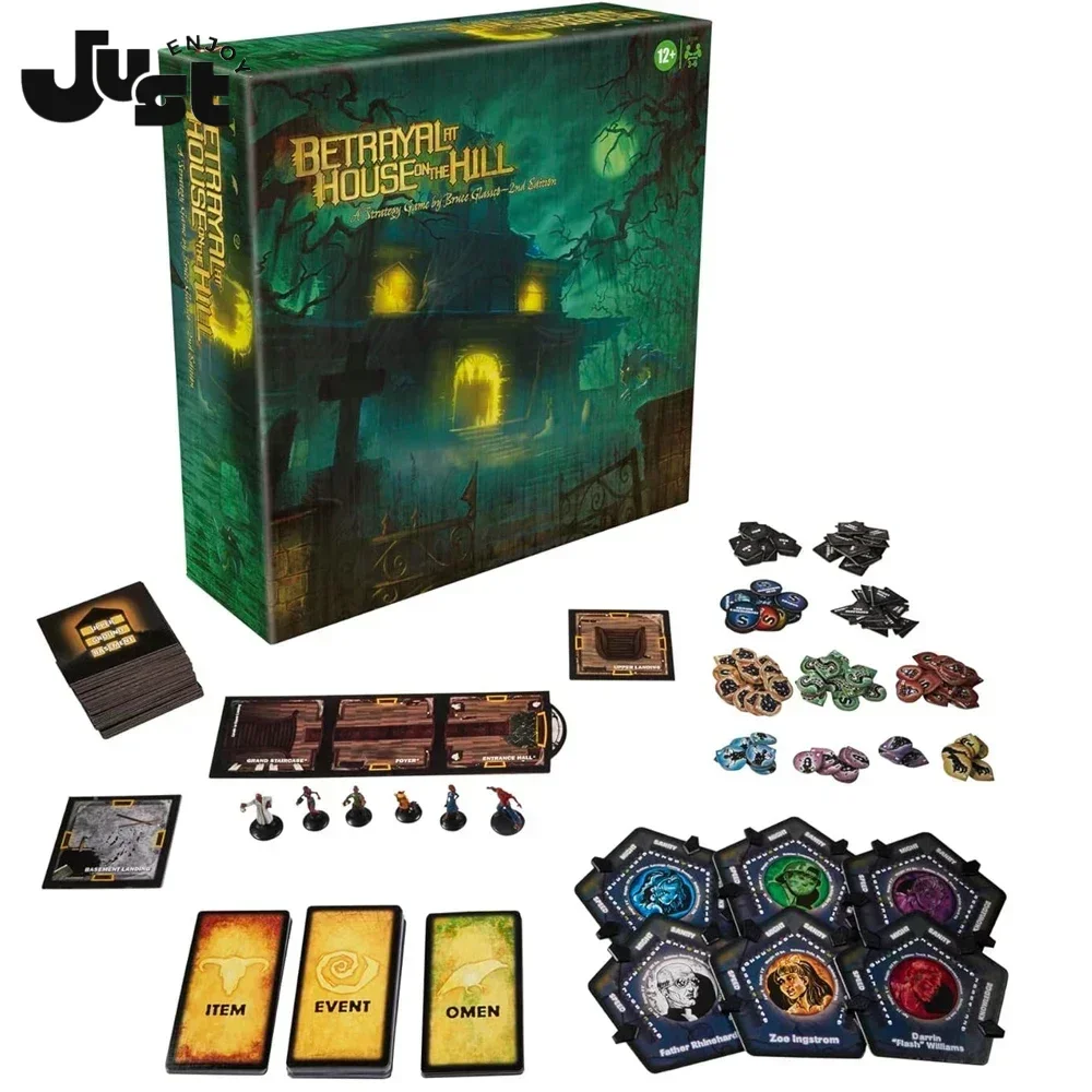 Board Games Betrayal At House On The Hill 3-6 Players For Family Party English Strategic Entertainment Card Game Popular juegos