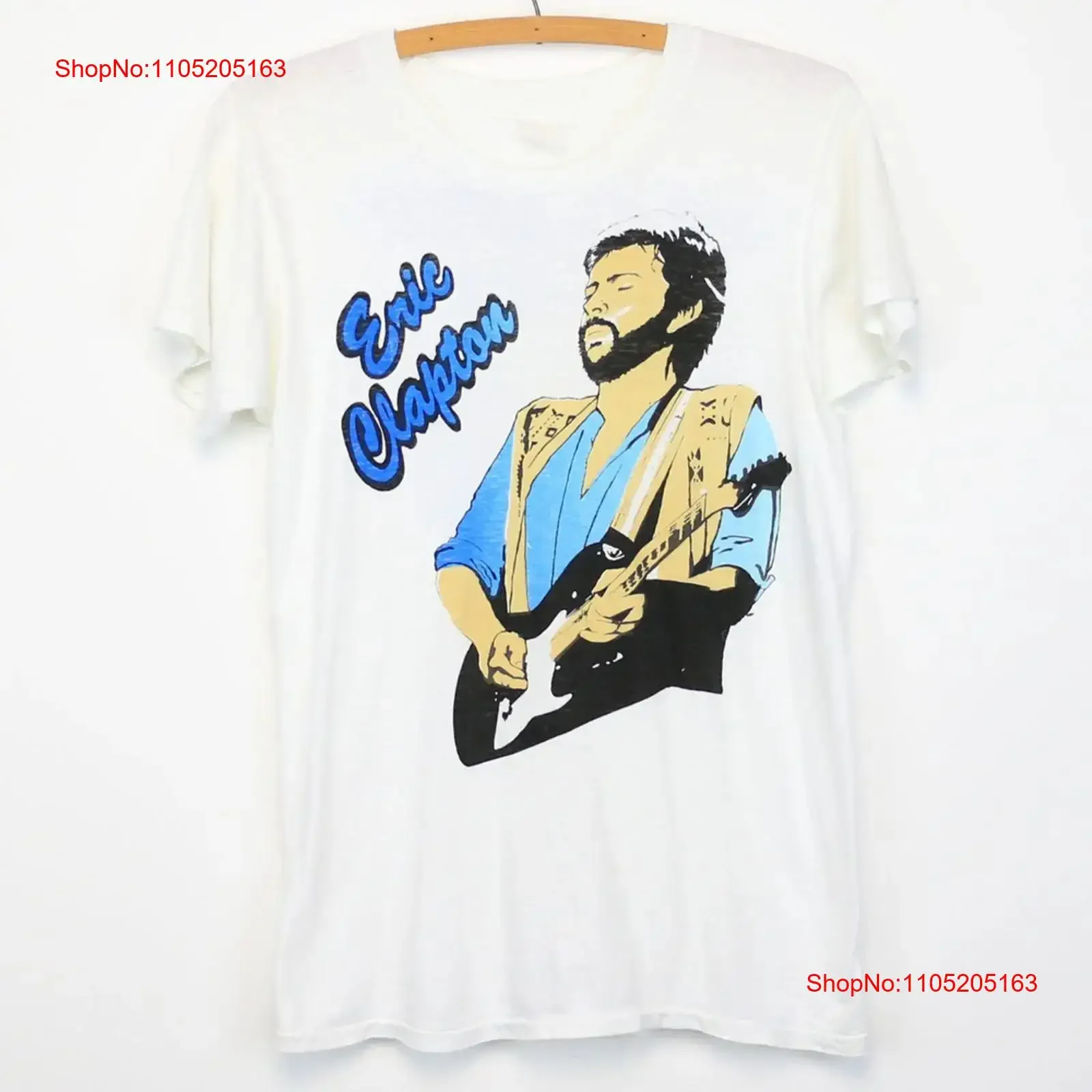 2025 Eric Clapton Slow Hand T Shirt For Fan All Size S To vintage Washed Casual graphic streetwear Stylish Slightly Comfortable