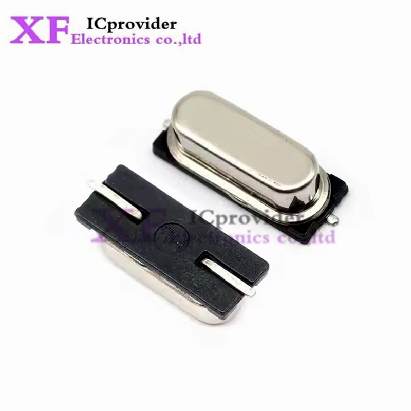 10PCS 4Mhz 6Mhz 8Mhz 11.0592Mhz 12Mhz 16Mhz 20Mhz 24Mhz 4.000mhz 8.000mhz SMD Quartz Crystal Resonator Passive Oscillator HC49S