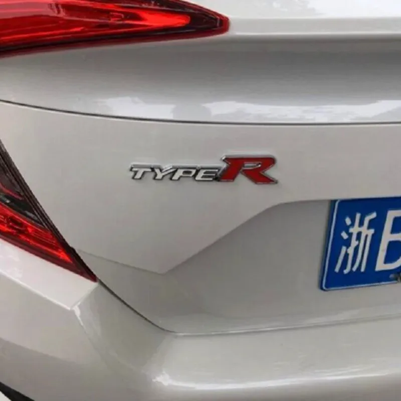 3D Metal Car Front Grill Emblem Auto Badge Sticker Decals For Honda Type S Y Sport Logo Civic Accord Crv Hrv Car Accessories