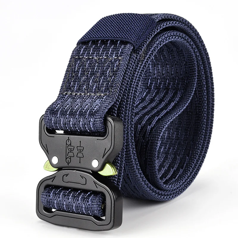 3.7cm Width New Style Luxury Design MenTactical Nylon Belts Breathe Freely Outdoor sport Canvas Belt Combat Strap Waistband