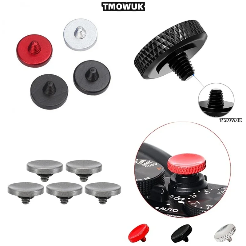 

For A7M4 A6000 A6300 A6500 A5100 ZV-E10 RX1R II RX10 Shutter Release Button Parts Aluminum Concave