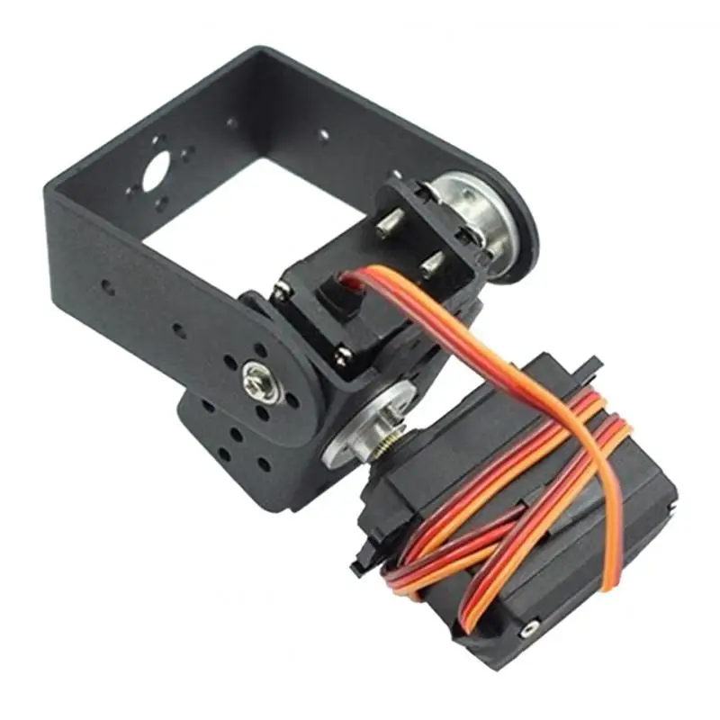 MG996 Gear Servo Motor Bracket Gimbal 2 DOF Alloy Steering Gear Head for Arduino Project Obstacle Avoidance
