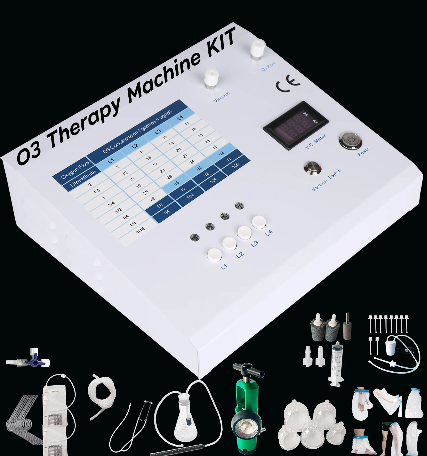 

The Fine Quality ozone generator KIT medical therapy machine