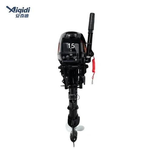 AIQIDI 15HP Outboard Propulsion Gasoline-Powered Fishing Boat Speedboat 2-Stroke Motor Outboard