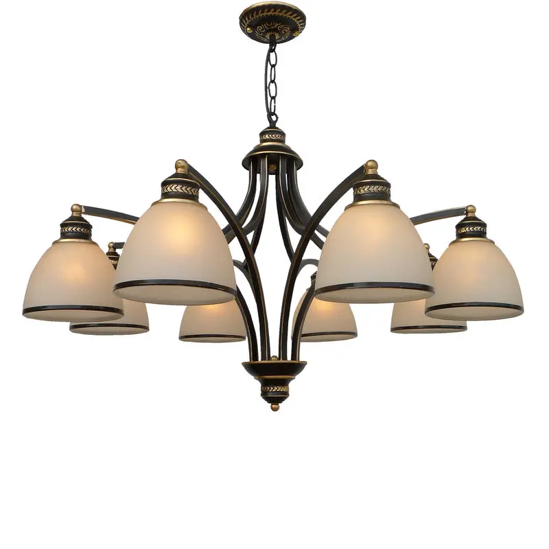 American Retro Chandelier Luxury Atmosphere High-end Simple Modern Art European Study Dining Room Bedroom Living Room Lamps