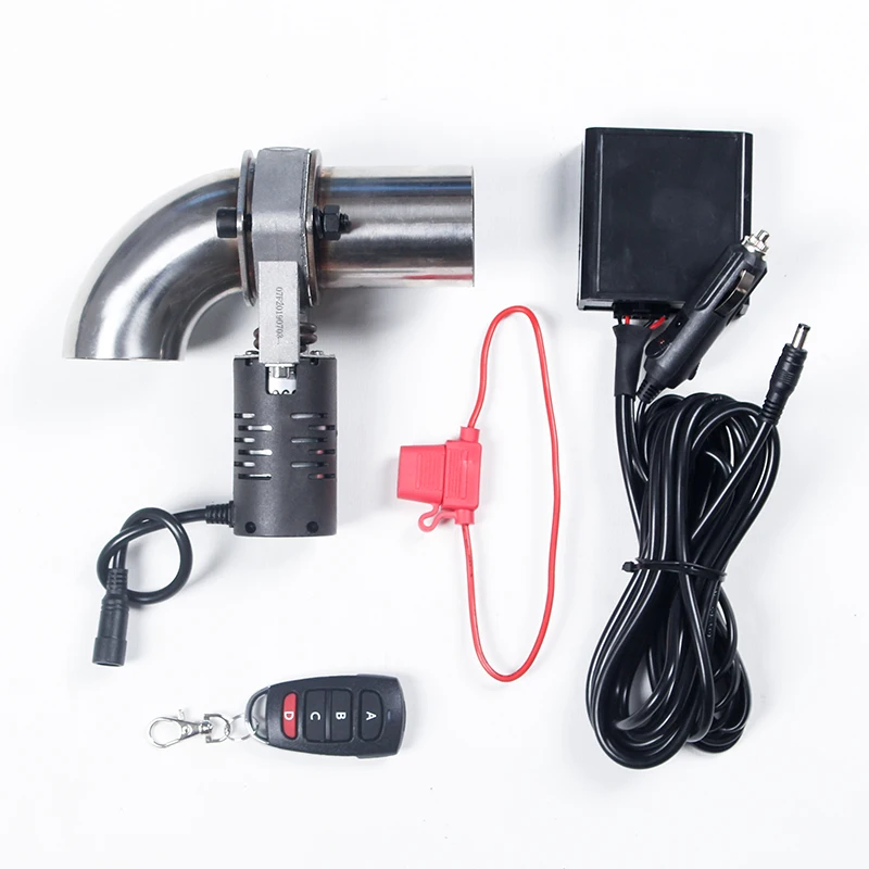 High Performance 2/2.5 Inch Stainless Steel Remote Control Electric Exhaust Cutout Valve for Racing Car Voice