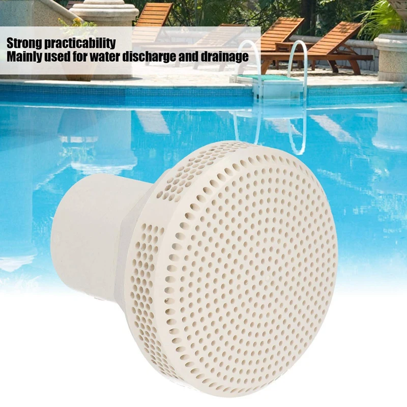 Shower Drain Kit, Swimming Pool Bathtub In-Ground Floor Drain Water Outlet Draining Accessoried Durable Easy Install