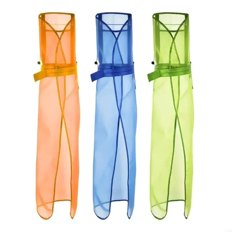 

Functional Lawn Care Apron Blocks Flying Debris While Trimming Or Mowing N2UD