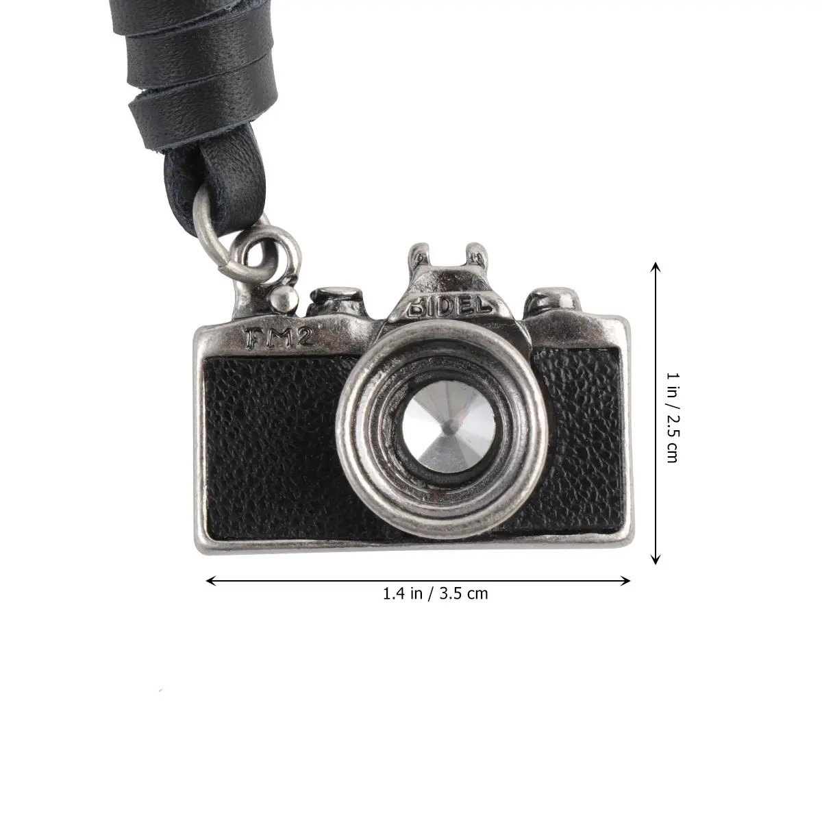 Adjustable Camera Necklace Vintage Style Unisex Pendant High Tenacity Superior Alloy Comfortable Fit Valentine