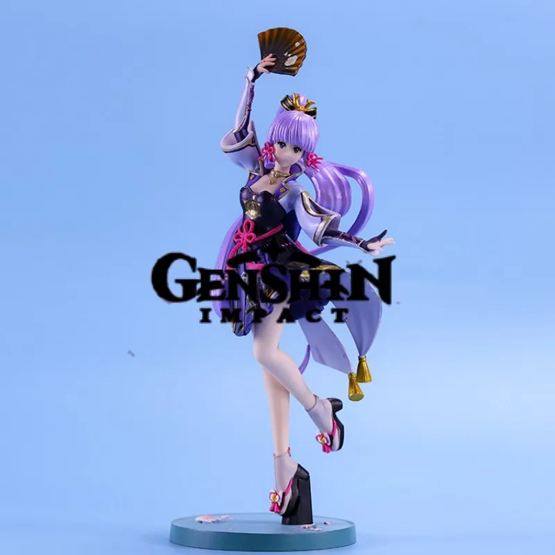 Genshin Impact28cm Klee Hibana Knight Anime Figure Kamisato Ayaka Pvc Action Figure Collection Model Doll Gift For Boy And Girl