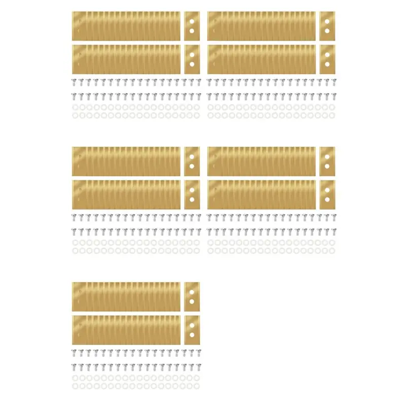 A53Q-180Pcs Replacement Blades Compatible For Mammotion Luba & Yuka All Series, Titanium Replacement Robotic Lawnmower Blades