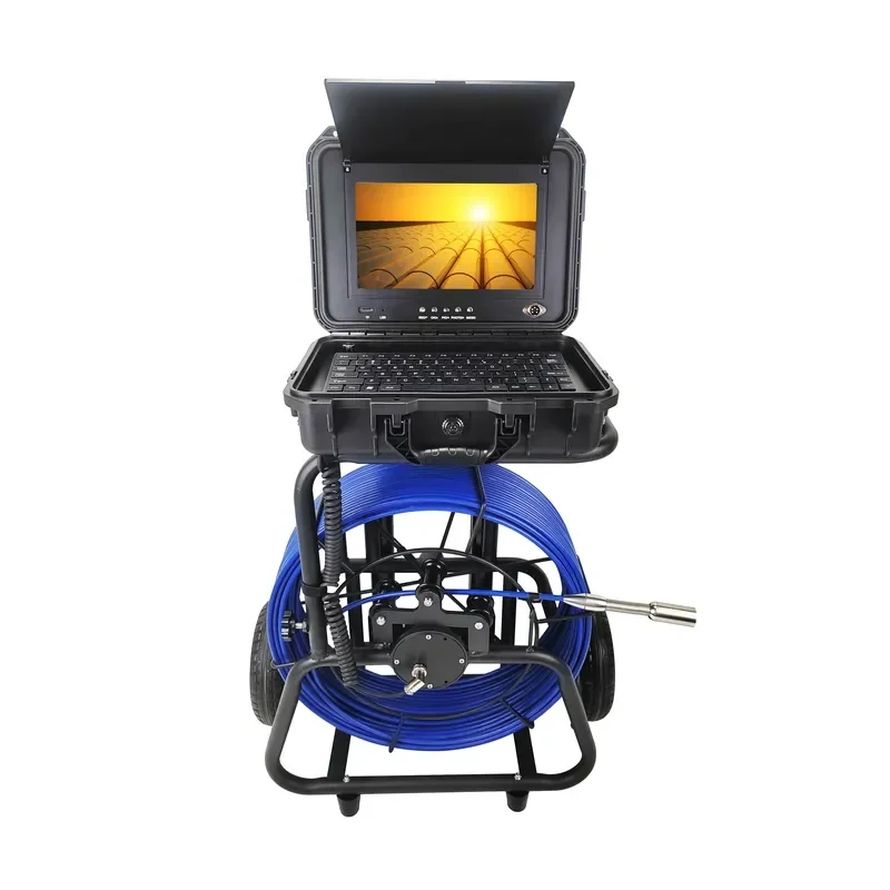 New Arrival 10 Inch Sewer Camera Industrial Endoscope IP68 Waterproof Drain Pipe Inspection Camera with DVR