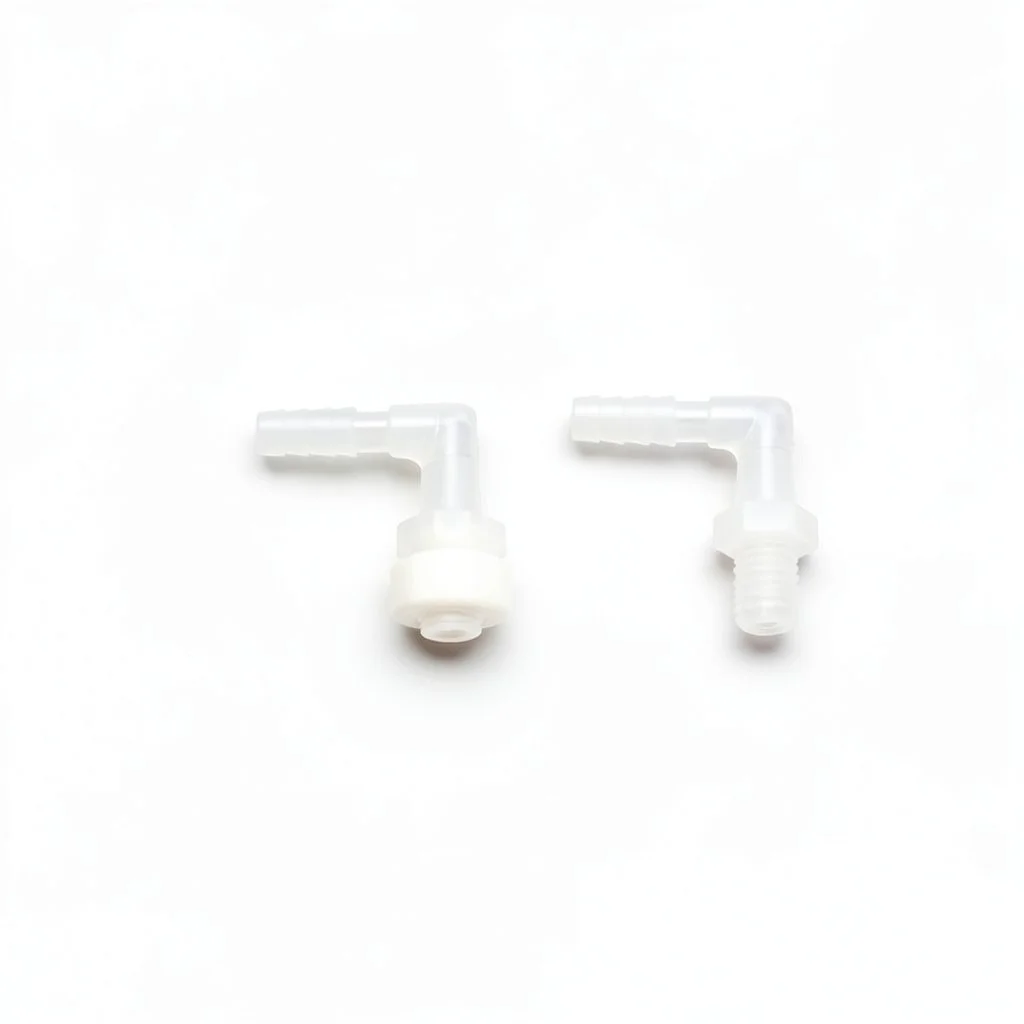M10 Thread  PP Material Pipe Fittings Nipple Connector