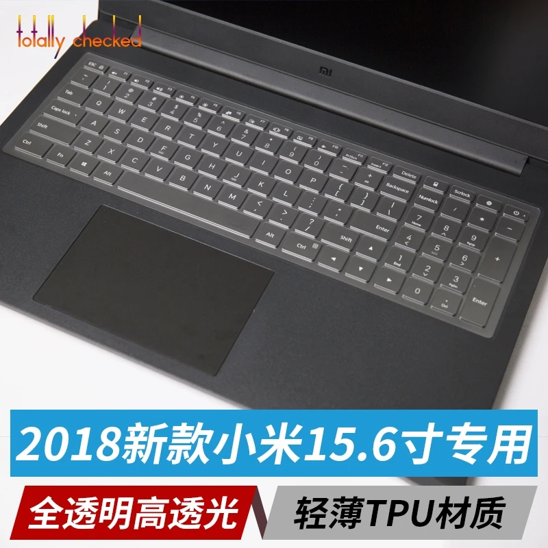 Silicone Keyboard cover Skin Protector cover For Xiaomi new 15.6'' Mi Notebook with 8th-gen CPU MX110 laptop