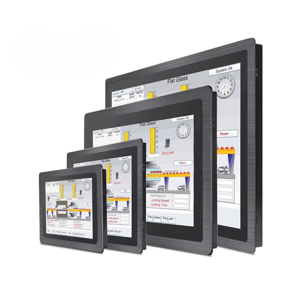 

Custom LOGO Industrial LCD Display IP65 Waterproof 10.1 12 15 17 19 21.5 23.8 Inch PCAP Touch Screen Panel PC Industrial