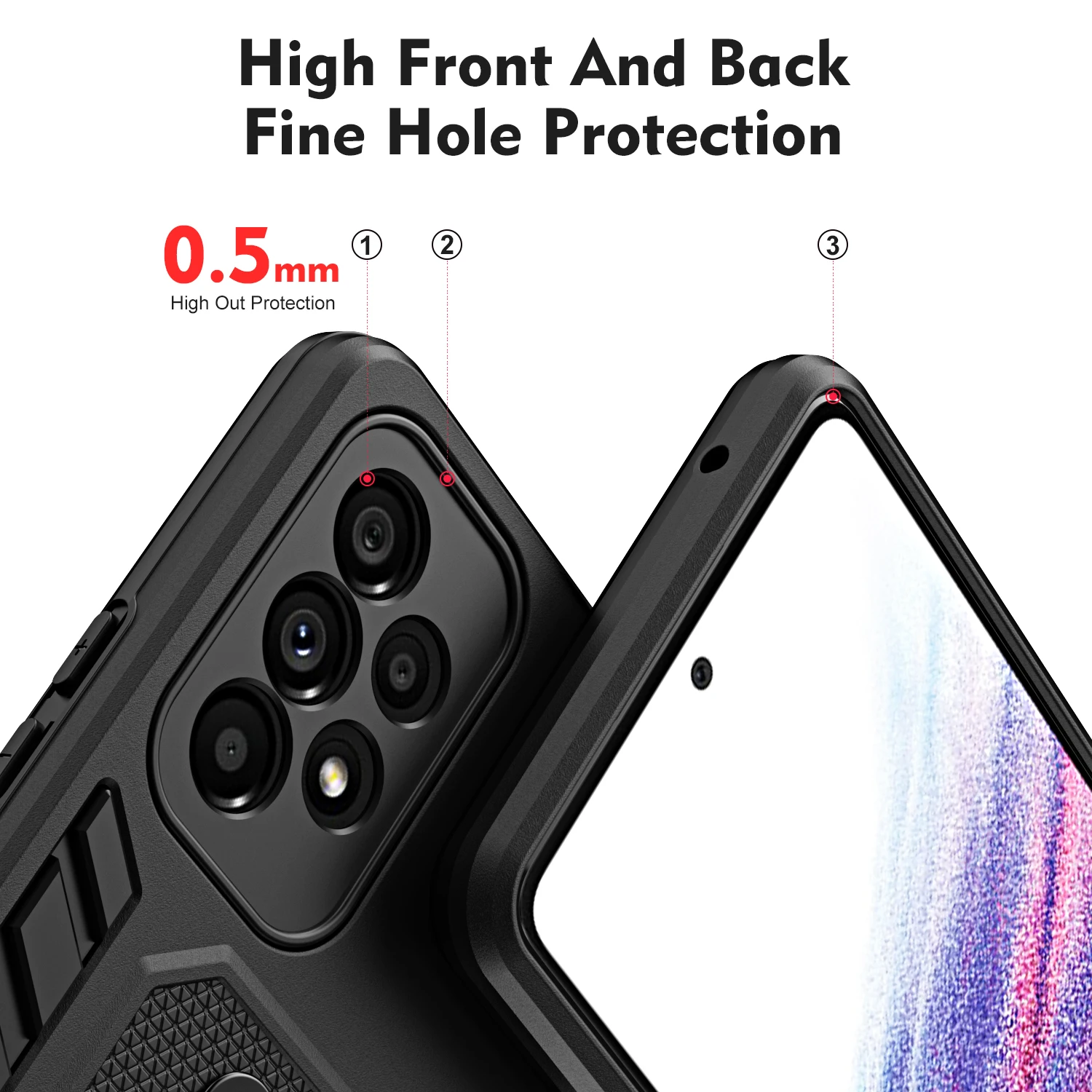 Shockproof Armor Case For Samsung Galaxy A53 A52 A51 A73 A33 A32 A34 Car Holder Phone Cover For Galaxy A13 A51 A23 A52S A04 A54