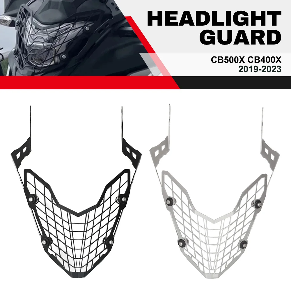 

Motorcycle Headlight Grille Guard Cover Protector Decorative headlamp Net For Honda CB400X CB500X 2019 2020-2021 2022 2023 2024