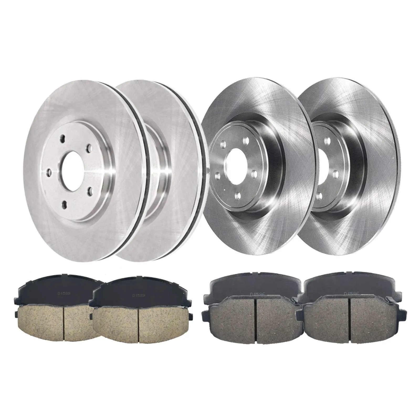 Front Rear Rotors Brake Pads for Grand Caravan Town & Country C/V
