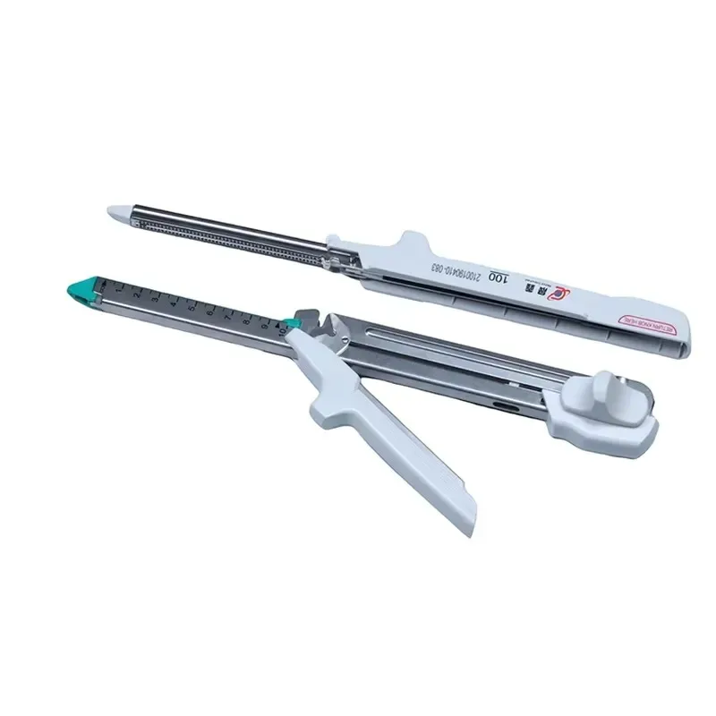 Hot Sale Medical Equipment Blue Intestinal Anastomosis Linear Cutter Stapler Manual Device for Open Surgery Abdominal Surgery