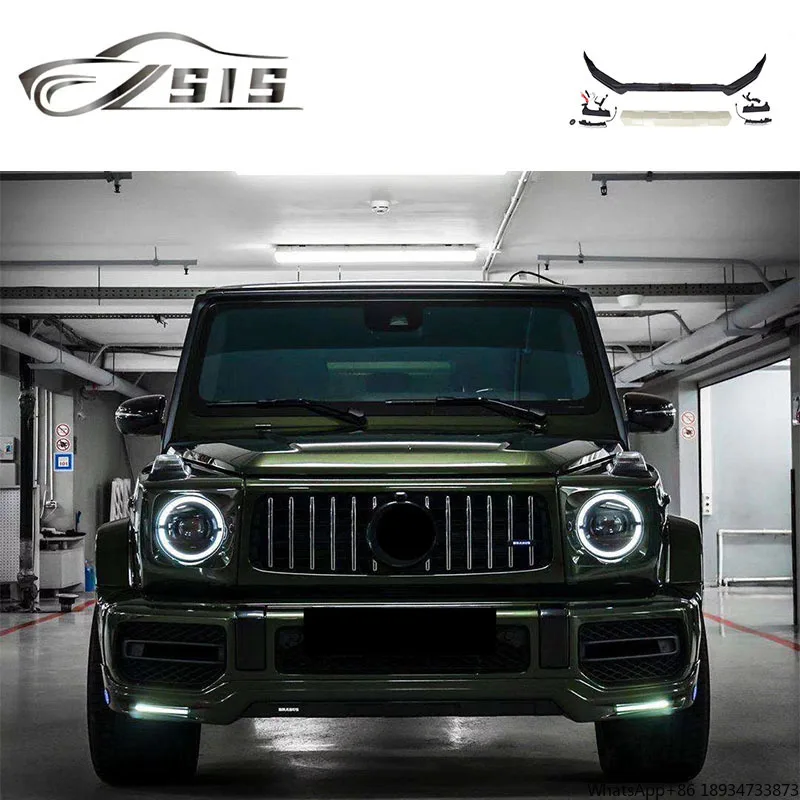 G-Class 2019-2022 Year  W464 W463a Front Lip For Faceift Car PP Front Lip Spoiler Front Bumper Splitter for w464 G63 Body Parts