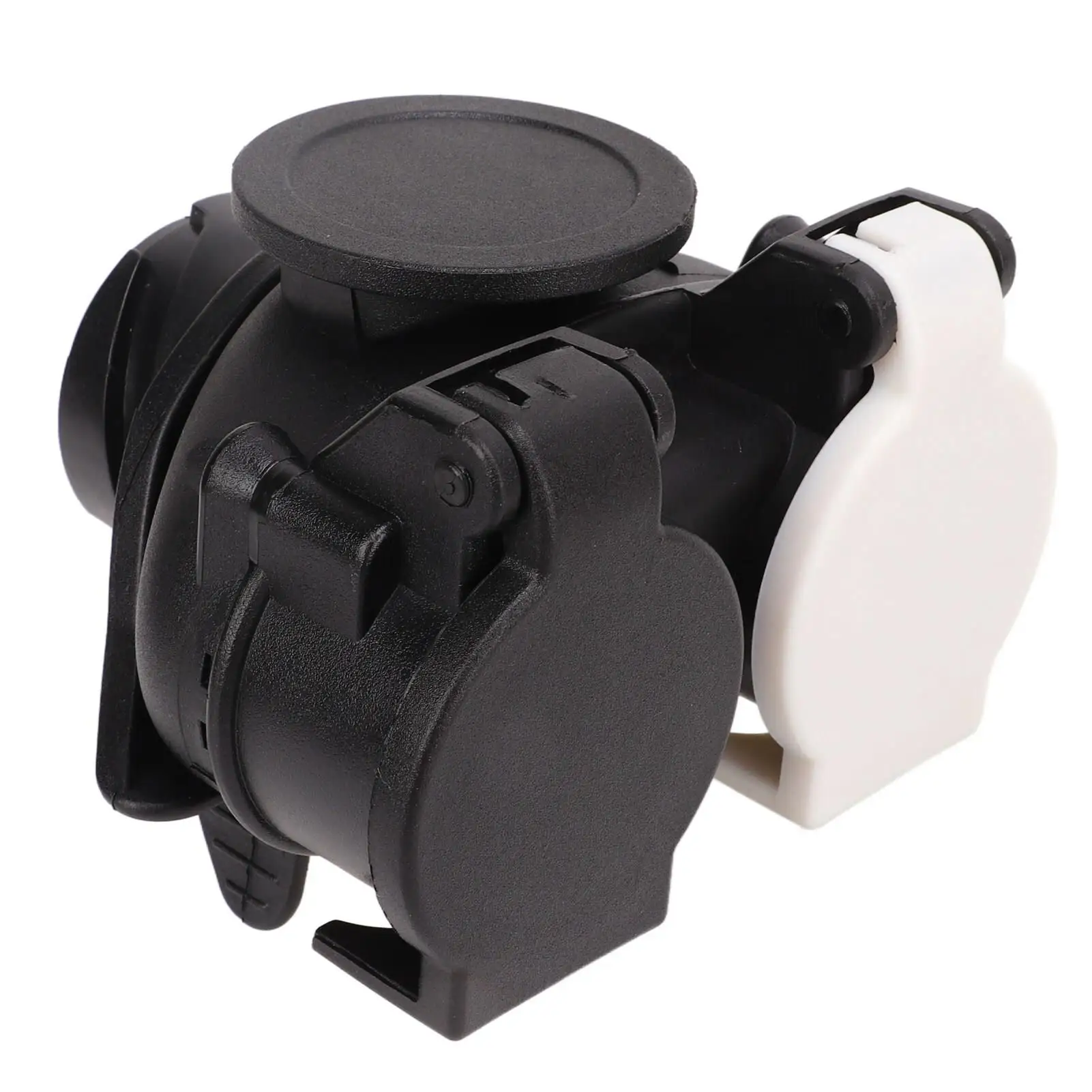 

Trailer Towing Conversion Adapter Wearproof Anti Aging Trailer Plug Adapter Dual Socket 13 Pin To 7 Pin for all Trailer Plugs