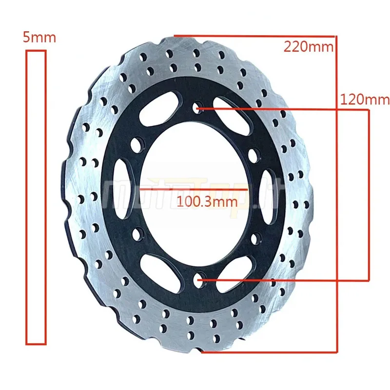 Original Rear Brake Disc Rotor For Kawasaki EX250 Ninja 250 EX300 ER300 Z300 ER250 Z250 KLE300 Versys-X ABS 41080-0596-11H