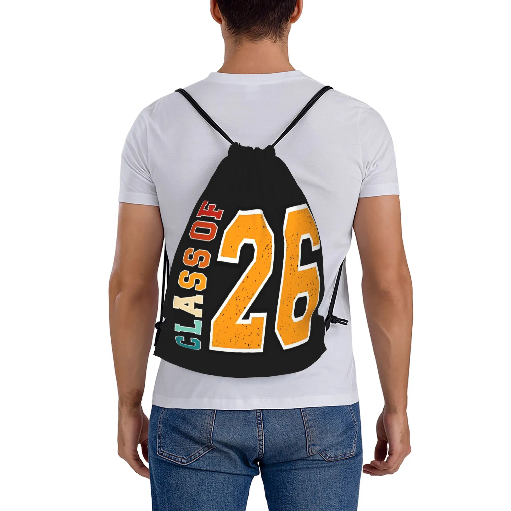 Back To School Class Of 2026 Graduation Gifts Graduation in 2026 Portable Sports Riding Backpack Gym Shoes Drawstring Bags