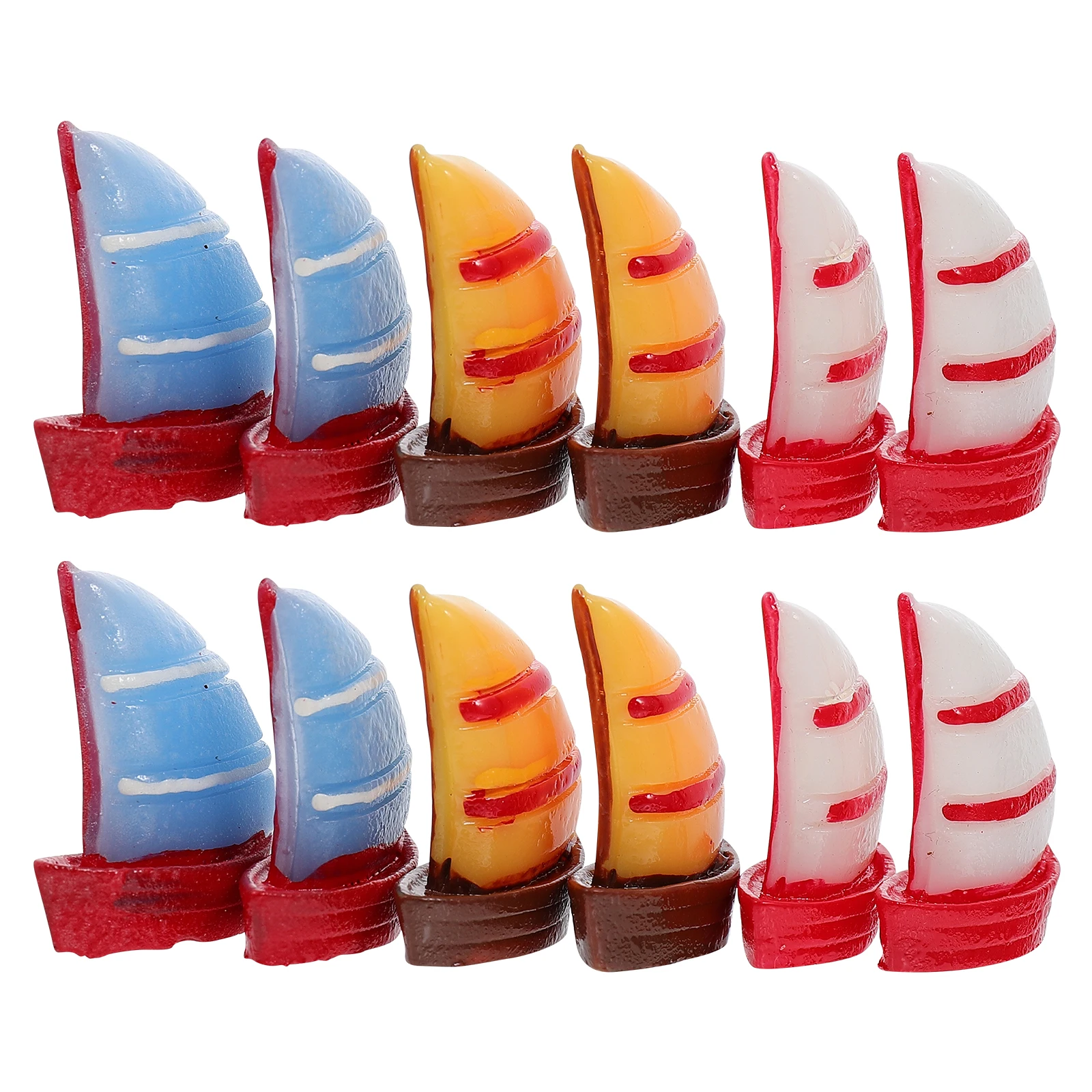 

Nautical Theme Decor Sailing Ornament Aquarium Decorations Boat Sailboat Statue