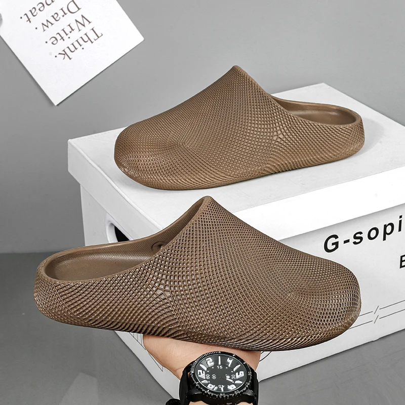 Summer New Style Unisex Couples' Thick-Soled Closed-Toe Sandals Beach Sandals